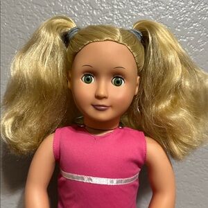 Our Generation 18” Doll by Battat Blonde with Green Eyes